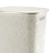 Kosz na bieliznę 55l FANCY, krem